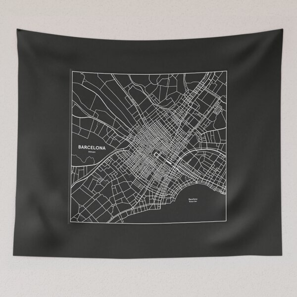 Item preview, Minimalist Barcelona Map designed and sold by SignumShop.