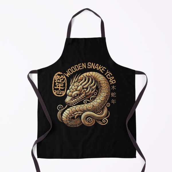 Item preview, Wooden Snake Year Chinese New Year 2025 designed and sold by DarekShop.