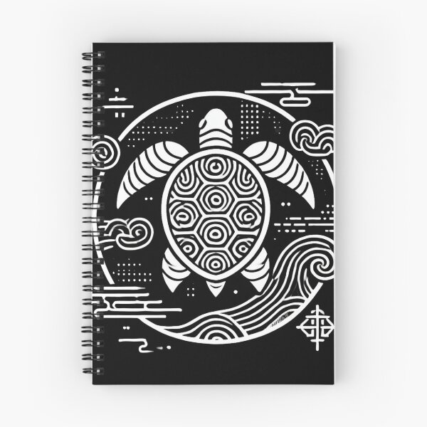 Item preview, Japanese Art Harmonic Sea Turtle Tattoo Style designed and sold by D'riftr.