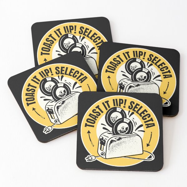 Item preview, Toast it up! Selecta. for dark garments. Reggae DJ-culture jamaica.  designed and sold by jomi.amsterdam.