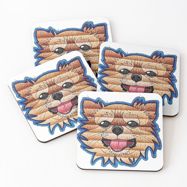 Item preview, Cute Dog embroidered stiched designed and sold by emanscorfna.