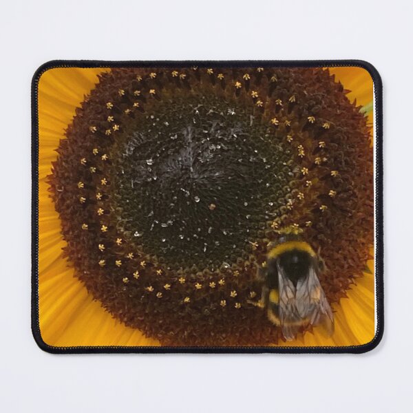 Item preview, Bee pollinating  yellow flower  designed and sold by KateEsdaile.