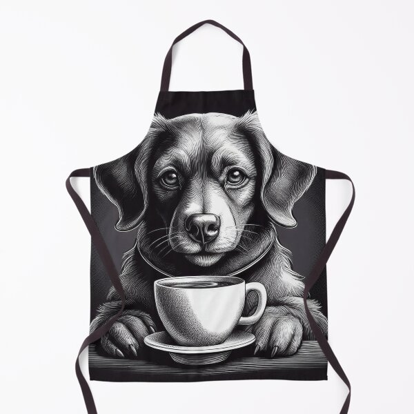 Item preview, Funny up all night Dog drinking coffee designed and sold by Boxing Kangaroo Retail Company.