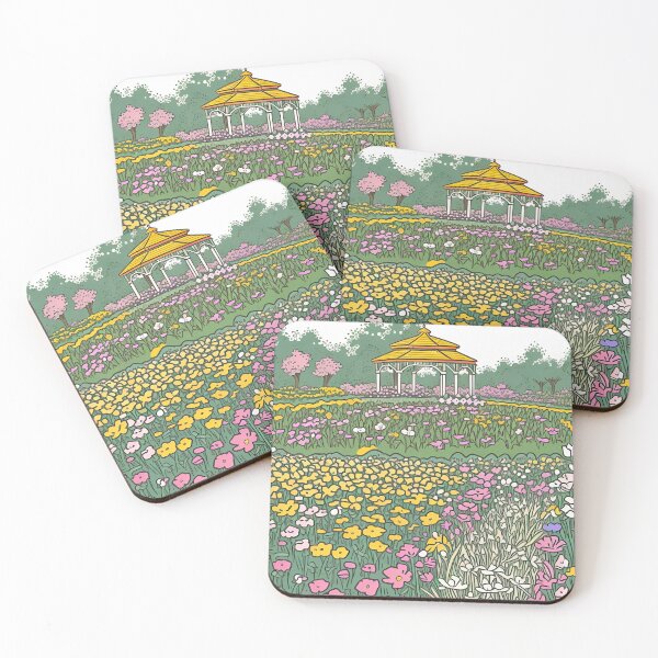 Item preview, Serenity In Bloom: Gazebo Amoung Wildflowers designed and sold by Desireehaz.