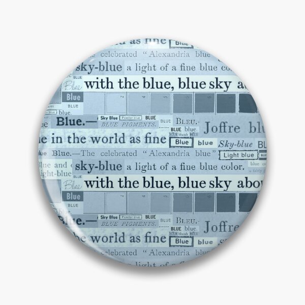 Item preview, Favorite Color Collage: This Is My Light Blue designed and sold by LochNestFarm.