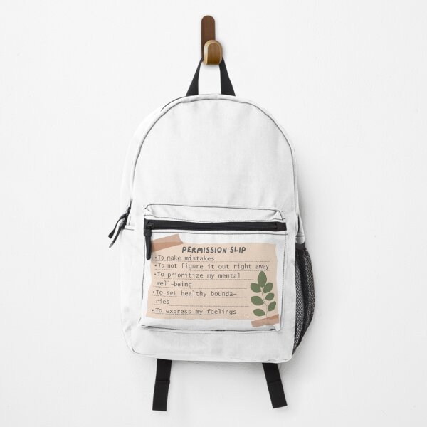 Item preview, Mental health permission slip | positive affirmations designed and sold by NeurodiverseTea.