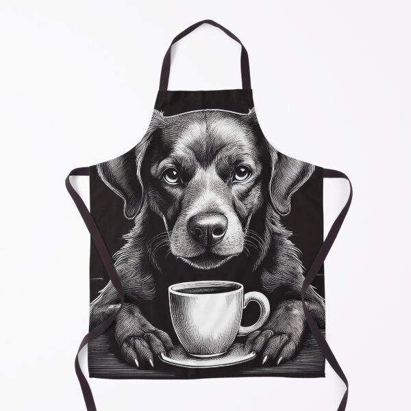 Item preview, Funny up all night Dog drinking coffee designed and sold by Boxing Kangaroo Retail Company.
