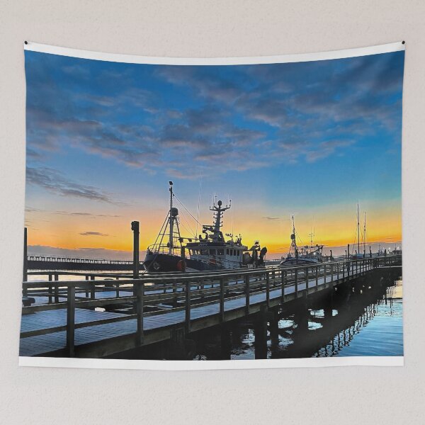 Item preview, Sunrise on the River Blyth Quayside designed and sold by Violaman.