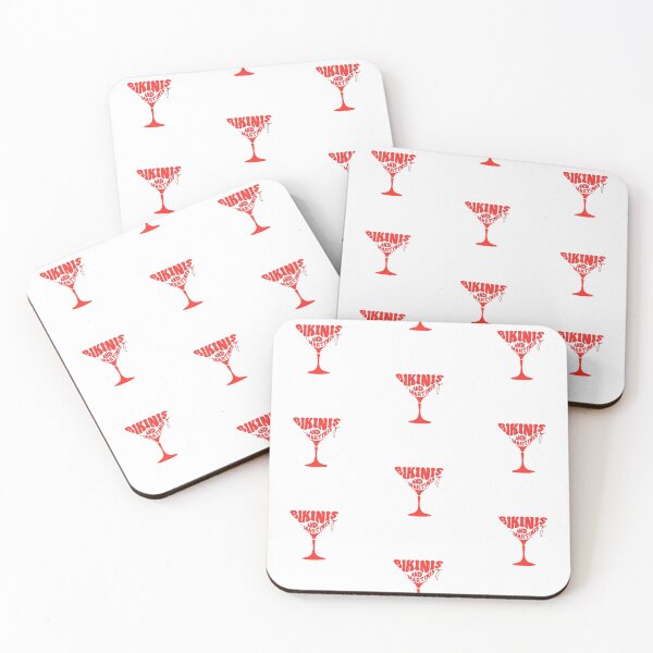 Item preview, Bikinis and Martinis – Fun Spring Break & Bachelorette Party Design designed and sold by Stickers by @molllyclare.
