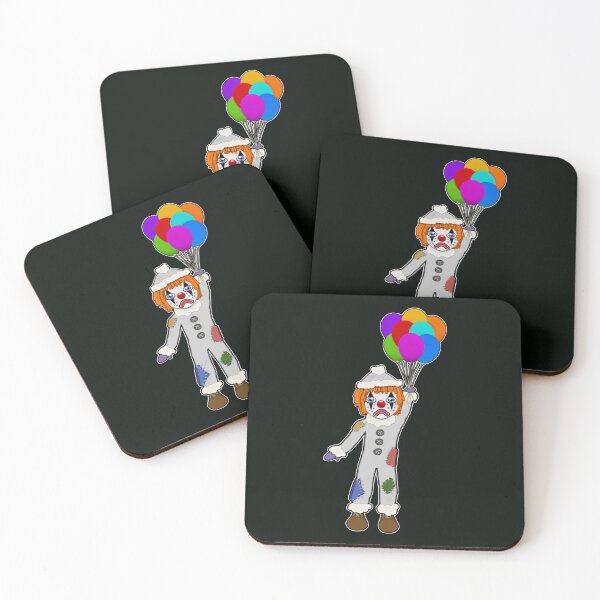Item preview, Clown with Balloons designed and sold by PatchworkBird.
