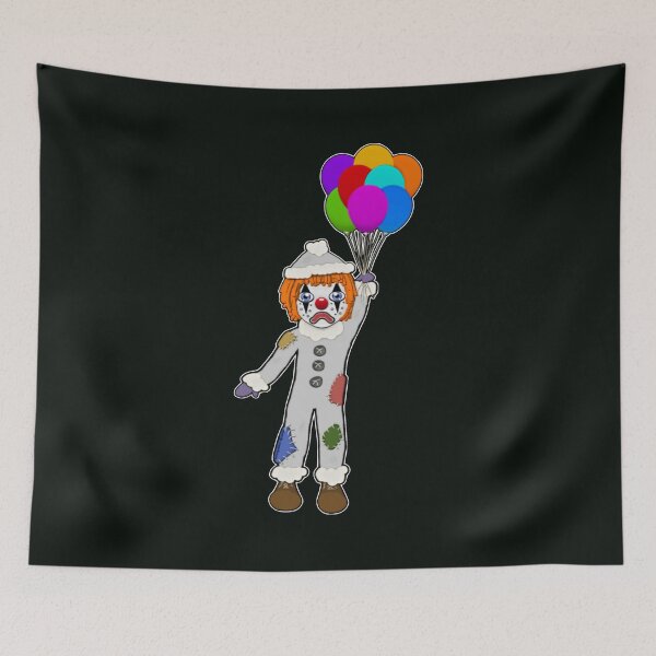 Item preview, Clown with Balloons designed and sold by PatchworkBird.