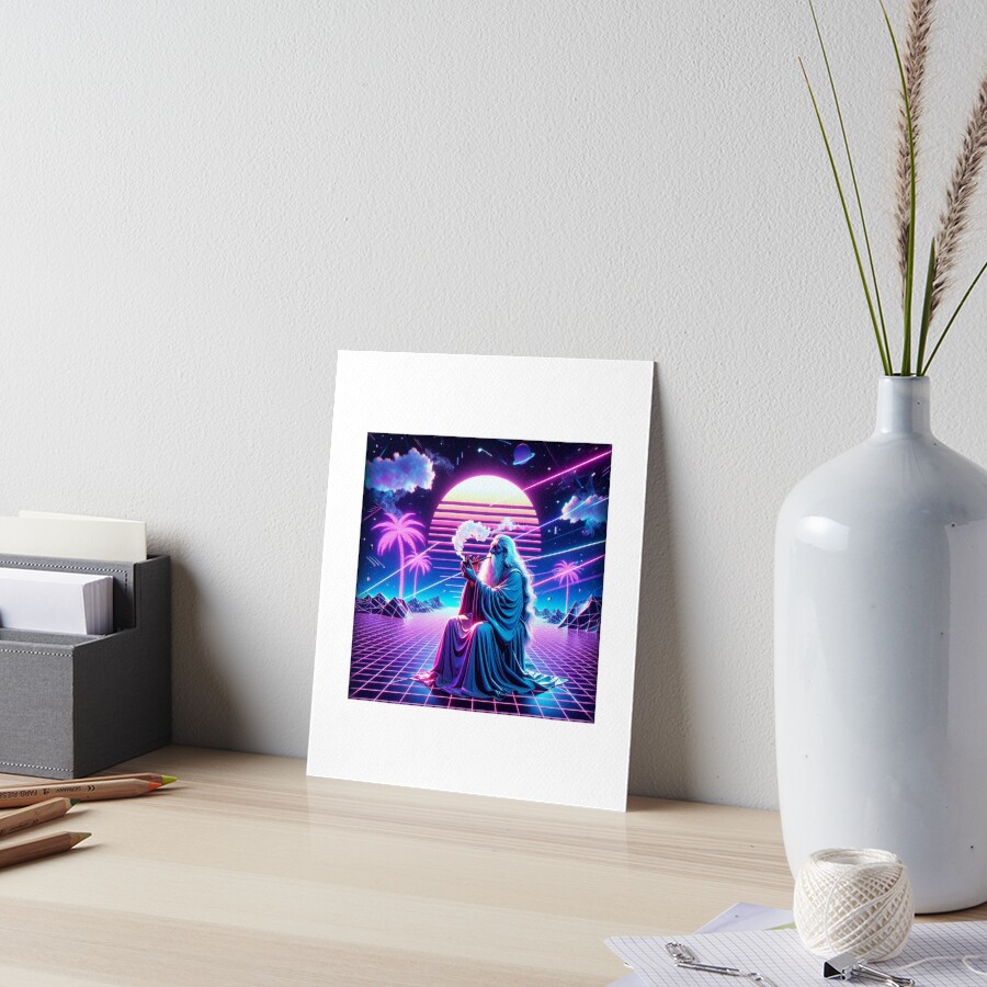 Item preview, Art Board Print designed and sold by RetroThreadedTs.