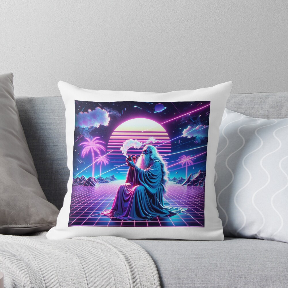 Item preview, Throw Pillow designed and sold by RetroThreadedTs.