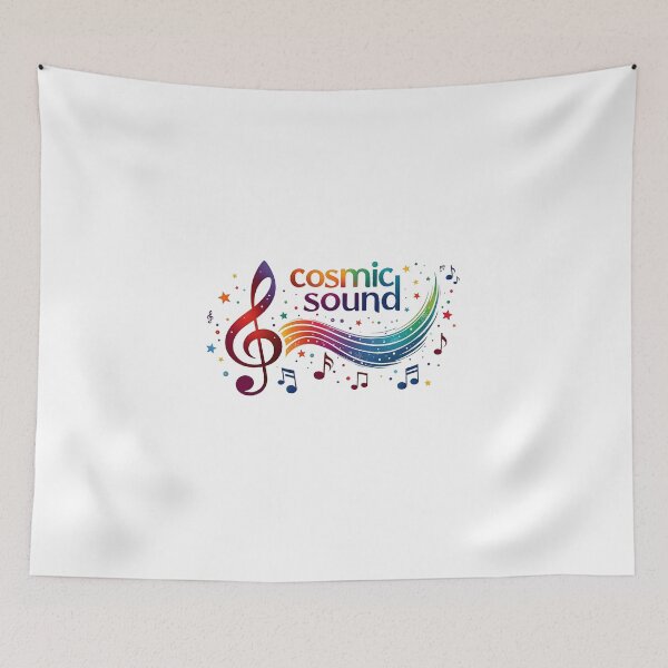Item preview, Cosmic Sound Vibes Space Music colorful designed and sold by bukajart.