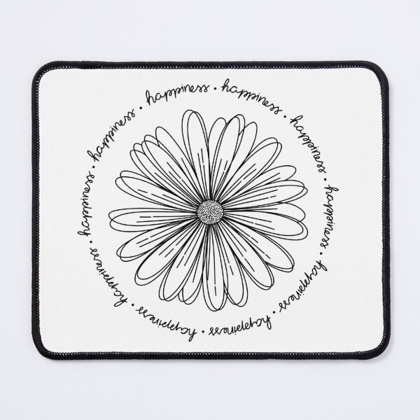 Item preview, Daisy Flower Happiness Line Art designed and sold by MinimalMoodsArt.