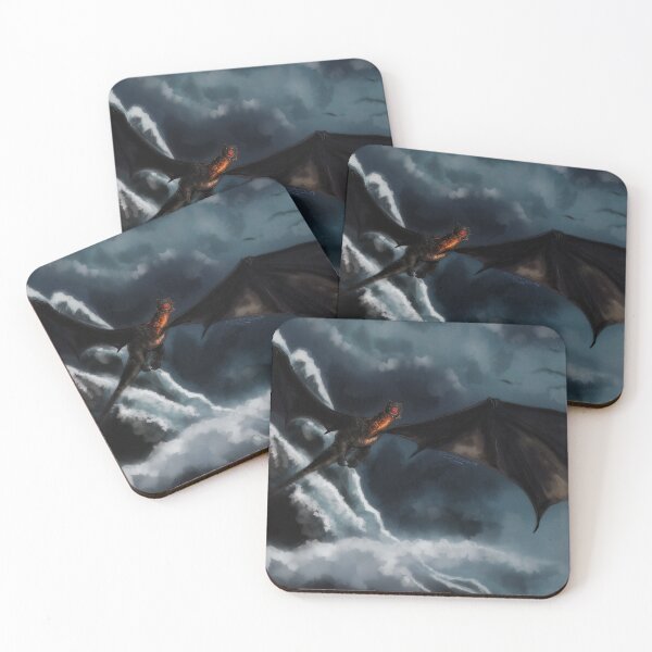 Item preview, Smaug Flying from Erebor designed and sold by RiavaCornelia.