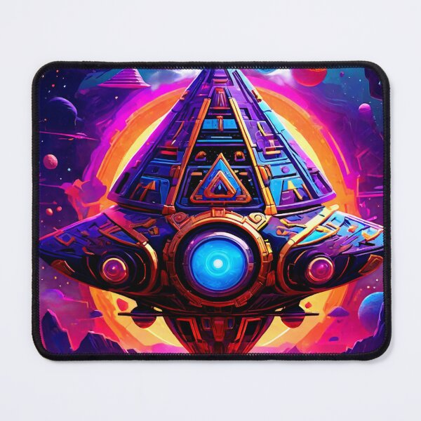 Item preview, Ancient Temple Starship Starship Ancestral Temple designed and sold by SpectrumEssence.