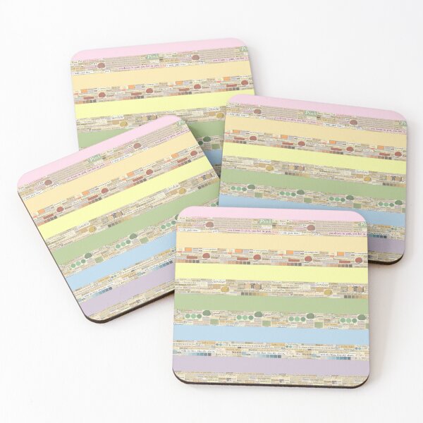 Item preview, Rainbow Word Art {Pastel Tones} designed and sold by LochNestFarm.