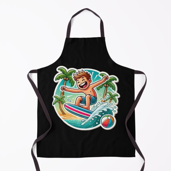 Item preview, Vibrant Skimboarding Cartoon: Summer Fun on the Waves 2 designed and sold by Psycho-Crazy.