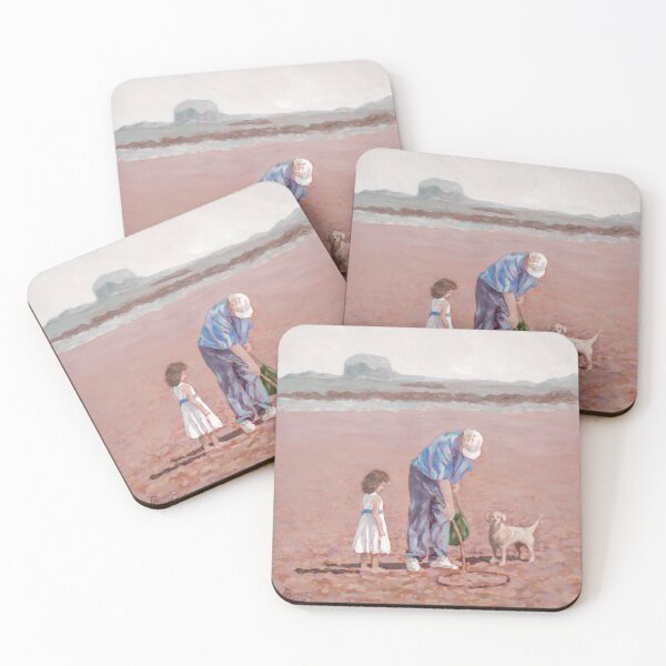 Item preview, North Berwick beach with Bass Rock designed and sold by Tracey Pacitti.