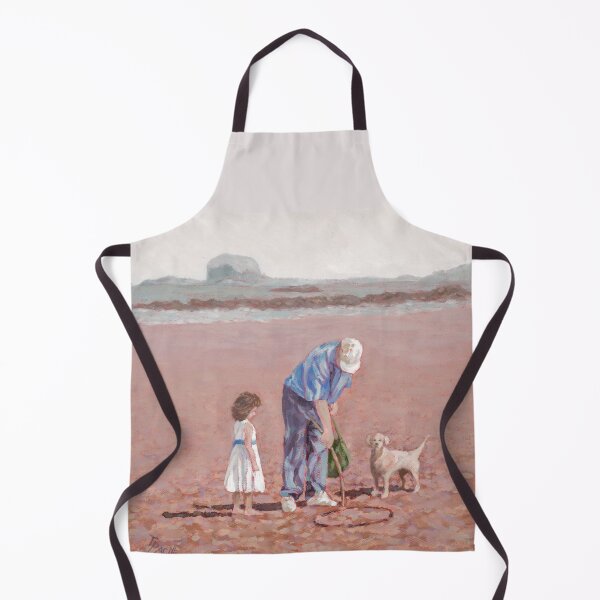 Item preview, North Berwick beach with Bass Rock designed and sold by Tracey Pacitti.