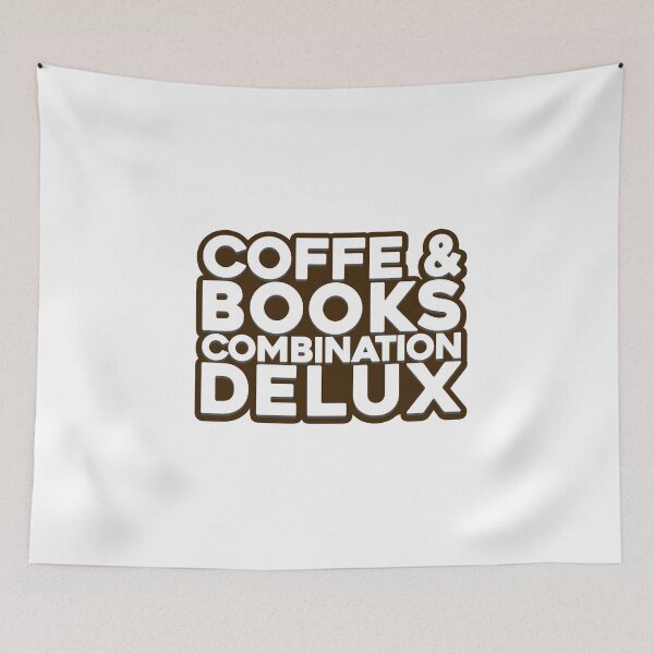 Item preview, Coffee And Books Combination Delux Brown Sticker designed and sold by shockart-pl.