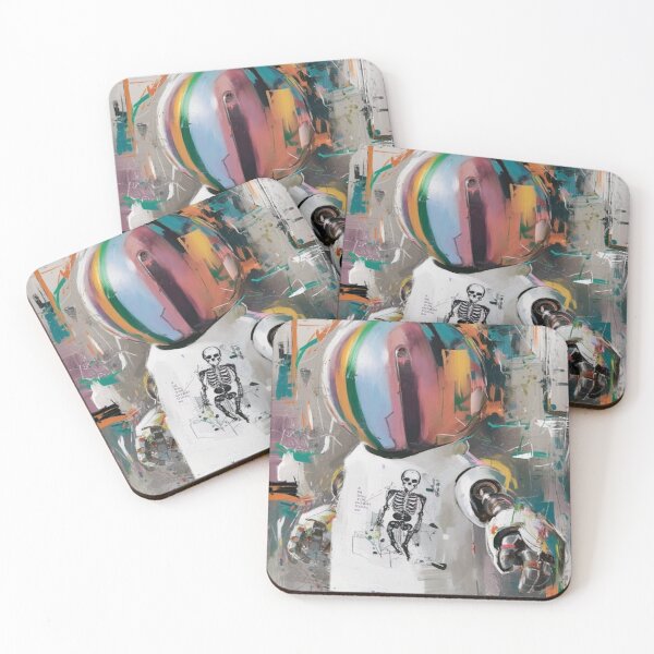 Item preview, Abstract Robot Art with Graffiti Elements designed and sold by Ed & Harmony.