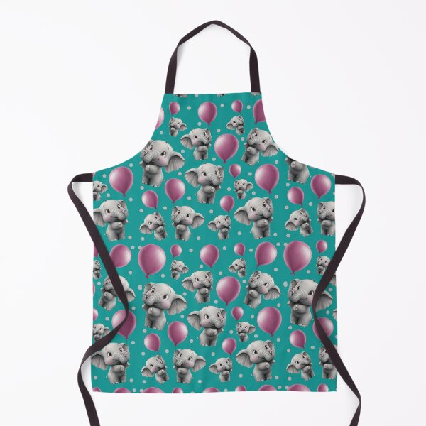 Item preview, Elephants flying with balloons pattern designed and sold by Topmel.