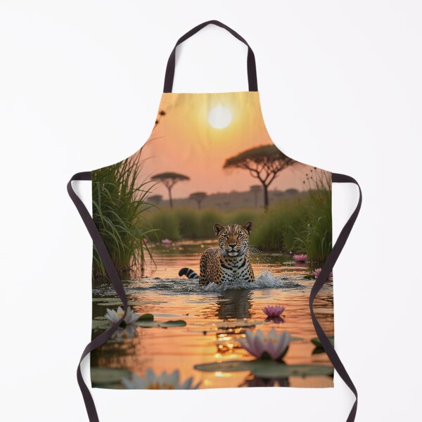 Item preview, Leopard Swim designed and sold by ShaneWalkerArt.