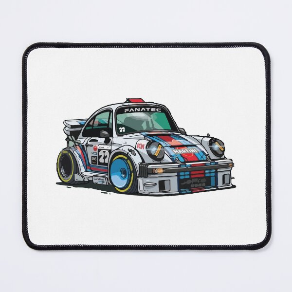 Item preview, Retro Race Car Artwork - Martini Livery Vintage Porsche Design designed and sold by -DEEWOLF-.