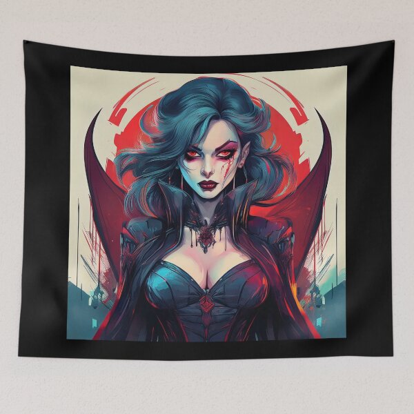 Item preview, Graffiti Gothic Female Vampire Goddess designed and sold by Boxing Kangaroo Retail Company.