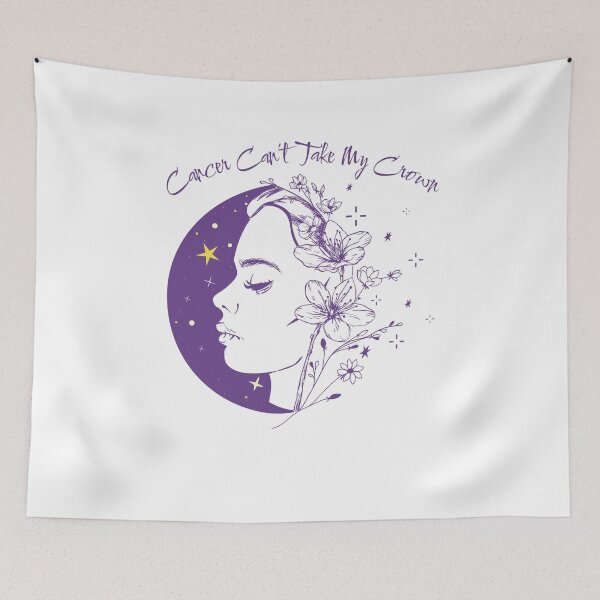 Item preview, Cancer Can't Take My Crown designed and sold by StarryEyedMolly.
