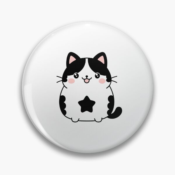 Item preview, chubby black and white cat  designed and sold by jkrphoto.