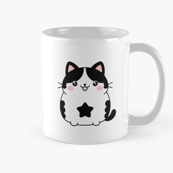 Item preview, chubby black and white cat  designed and sold by jkrphoto.