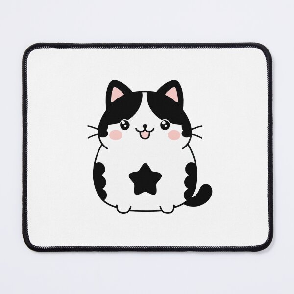Item preview, chubby black and white cat designed and sold by jkrphoto.