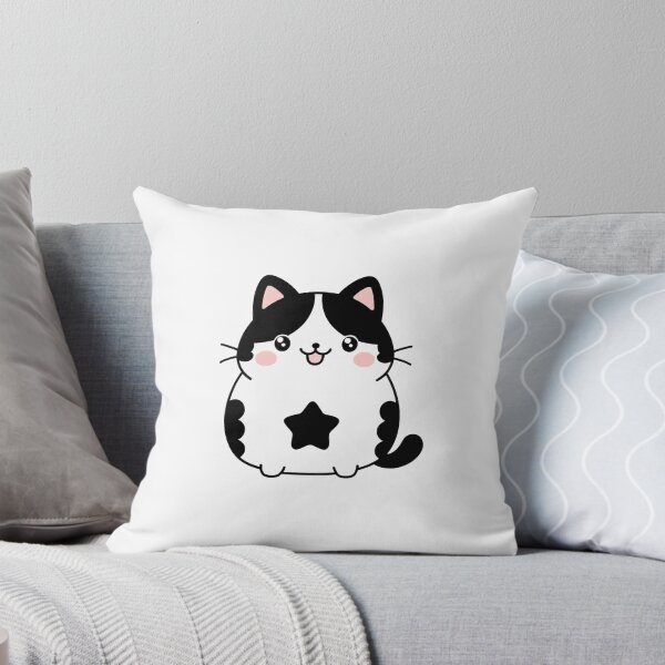 Item preview, chubby black and white cat  designed and sold by jkrphoto.