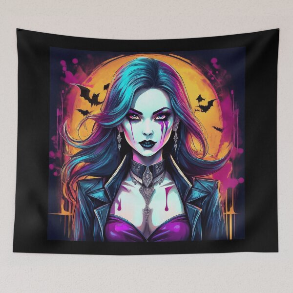 Item preview, Graffiti Gothic Female Vampire Goddess designed and sold by Boxing Kangaroo Retail Company.