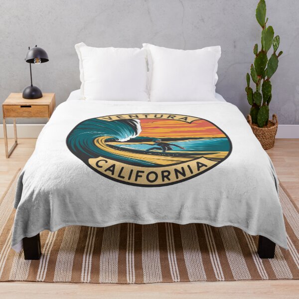 Item preview, Ventura California Surfing Adventure - Vibrant Sunset Design designed and sold by CircinusStore.