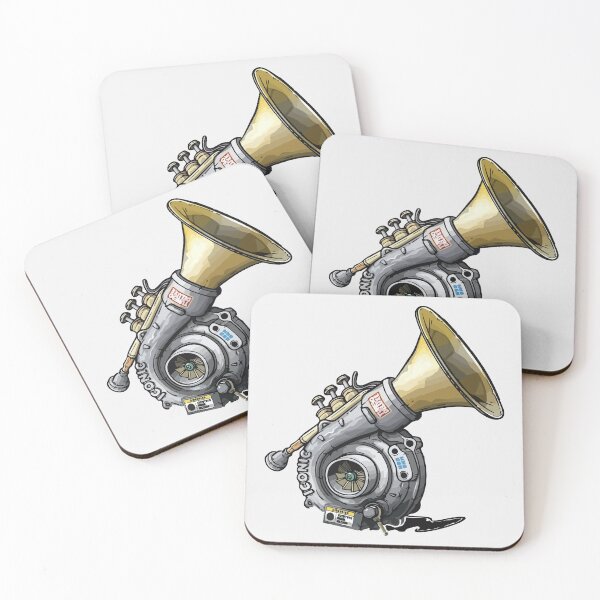 Item preview, Turbocharger Trumpet Fusion - Unique Automotive Musical Artwork designed and sold by -DEEWOLF-.