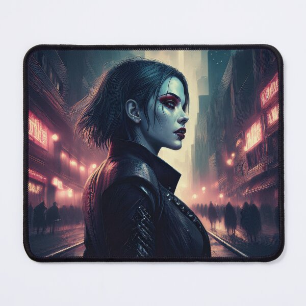 Item preview, female vampire in night time city scape designed and sold by Boxing Kangaroo Retail Company.