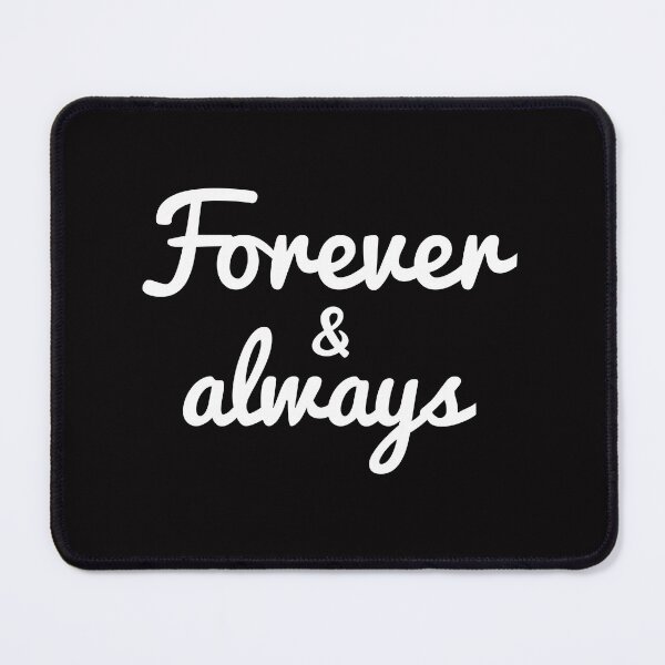 Item preview, Romantic T-shirt 'Forever & Always' - A gift for lovers designed and sold by timedesignkardi.