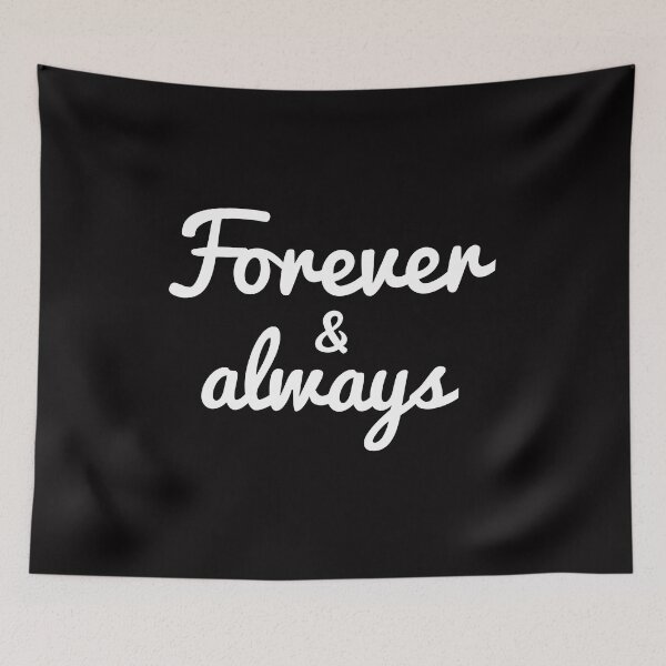 Item preview, Romantic T-shirt 'Forever & Always' - A gift for lovers designed and sold by timedesignkardi.