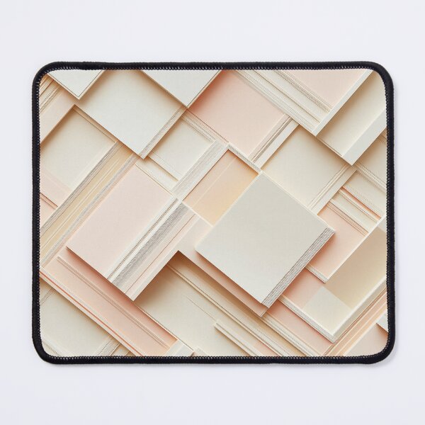 Item preview, 3D Rectangles and Lines in Beige and Blush designed and sold by joanafly.