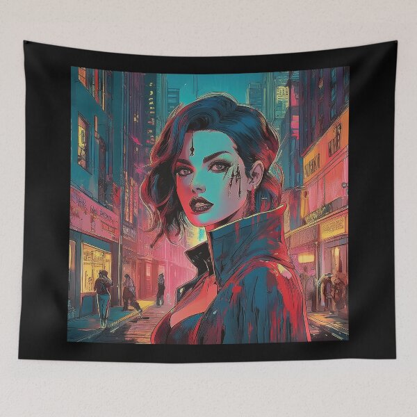 Item preview, Graffiti Gothic Female Vampire Goddess designed and sold by Boxing Kangaroo Retail Company.