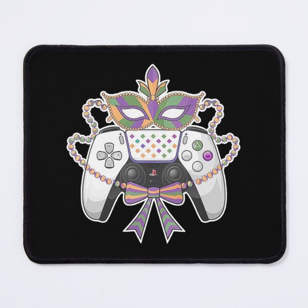 Item preview, Gaming Controller Mardi Gras Design - Colorful Festive Vibes designed and sold by love3617.