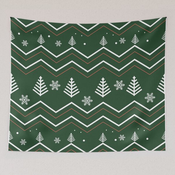 Item preview, Green and White Holiday Harmony, MMerry, Time, gifts, funny,  designed and sold by Ewelina  Niemiec.