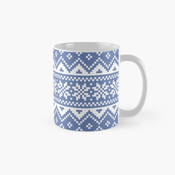 Item preview, Winter Elegance on Blue Background, funny, gifts, time,  designed and sold by Ewelina  Niemiec.