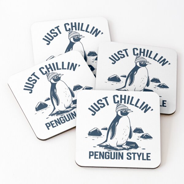 Item preview, Just Chillin’ – Penguin Style Design designed and sold by MrHStudio.