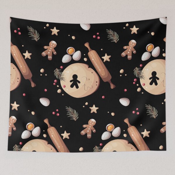 Item preview, Festive Culinary Texture, funny, gifts, stickers, hohoho, designed and sold by Ewelina Niemiec.