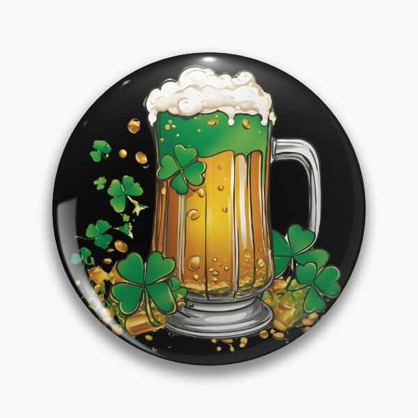 Item preview, Mug of beer with clovers designed and sold by MargoMalej.